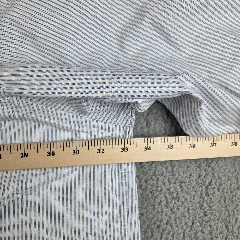 Polo Ralph Lauren Long Sleeve Button Down Shirt Mens 4XB Big Blue Striped - Picture 5 of 8